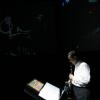 Guest composer and clarinetist Han Yanmin performing during Sichuan Conservatory Artist Exchange (February 2012). 
