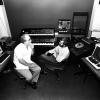  Composition faculty members Larry Austin and Thomas Clark in one of the CEMI studios (1989). 
