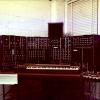 The Moog Synthesizer in Chilton Hall Studio B ("undergraduate studio"), c.1974. 