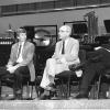 Panel discussion with composers at the Morton H. Meyerson Symphony Center in Dallas, TX (April 1995). 