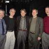 Guest composer Jean-Claude Risset (center) with composition faculty (November 2003). 	